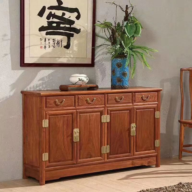 Chinese Mahogany Dining Cabinets