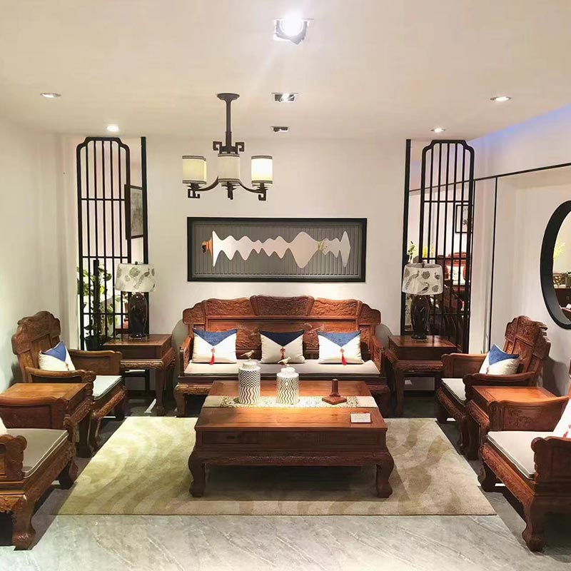New Chinese Style Corner Sofa