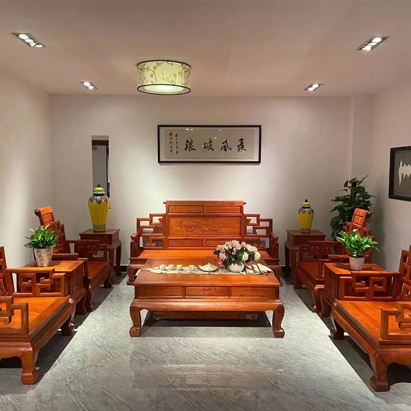 Rosewood Furniture Chinese Style Solid Wood Sofa